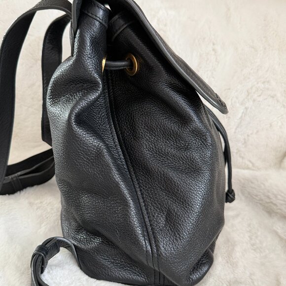 MARC BY MARC JACOBS Black Pebble Leather Backpack main image 12